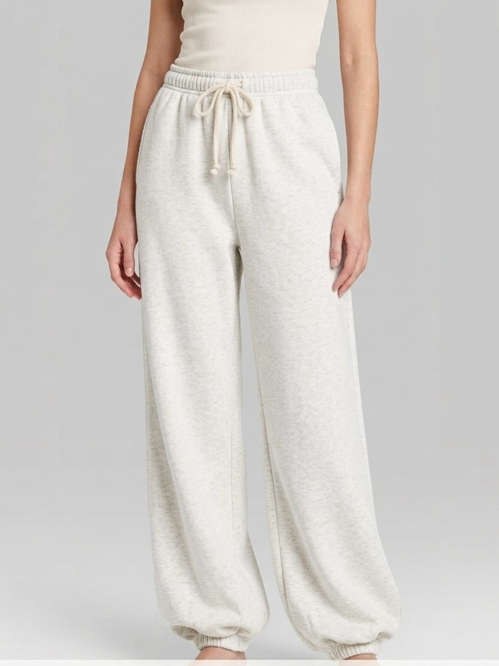 Wild Fable Women's High-Rise Tapered Jogger Sweatpants – Heather Gray size xxs